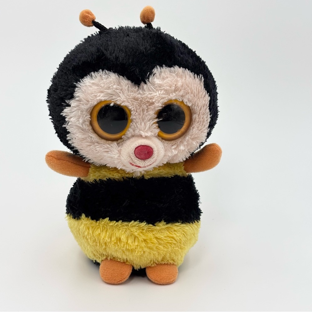 Ty Beanie Boo's Collection Sting The Bumblebee Plush Toy‎ 6” Big Eyes